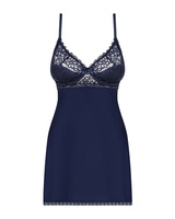 Babydoll blu scuro e perizoma