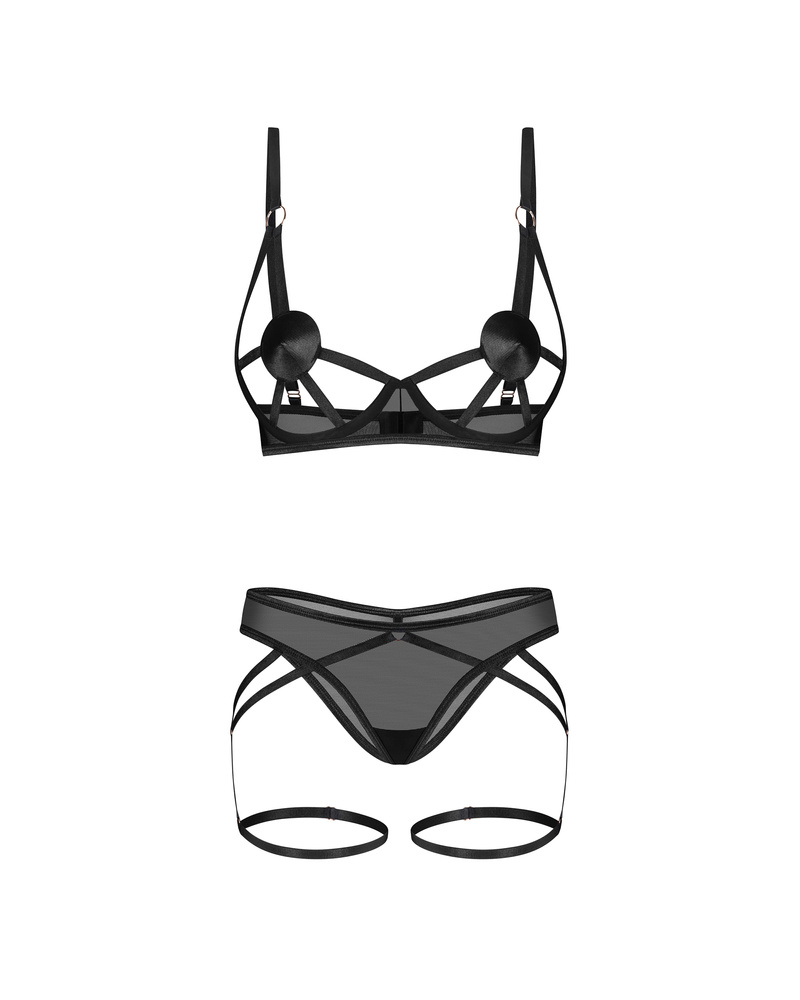 Set: panties with straps & bra