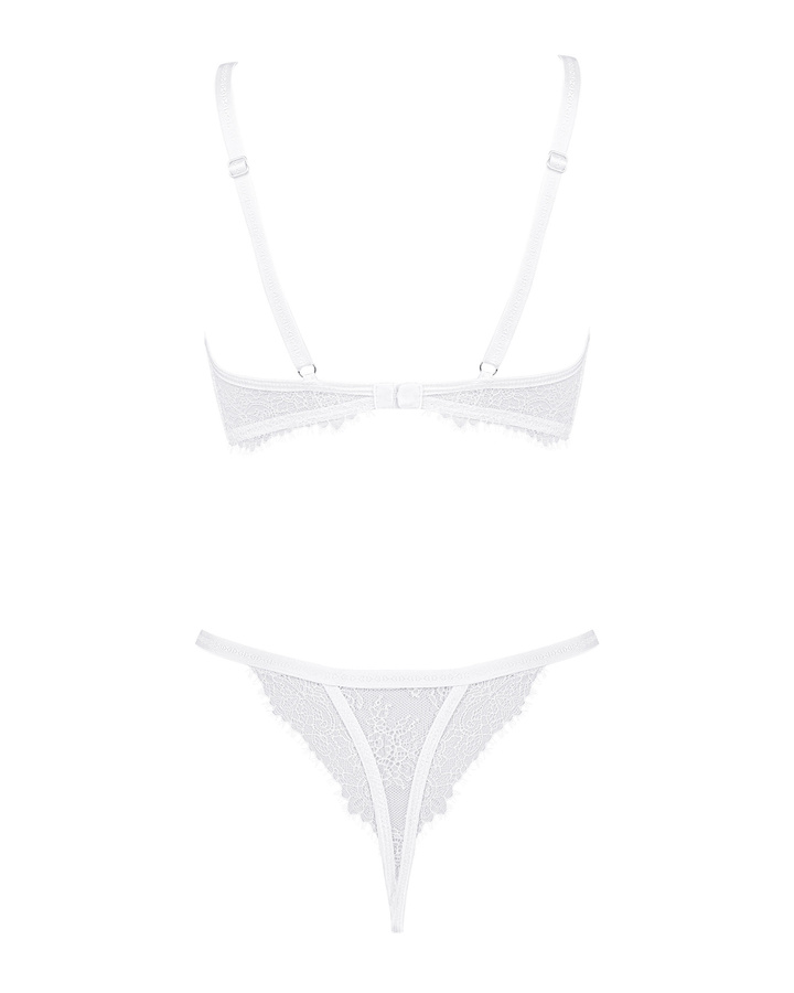 Set bianco: reggiseno & perizoma