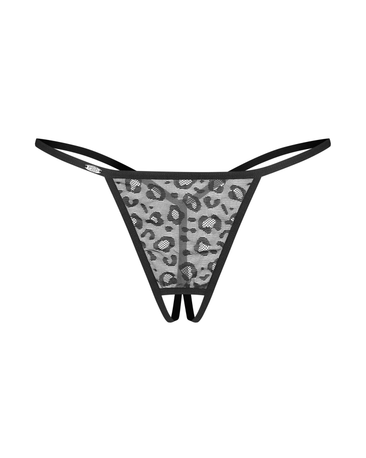 2-pack thong with open crotch