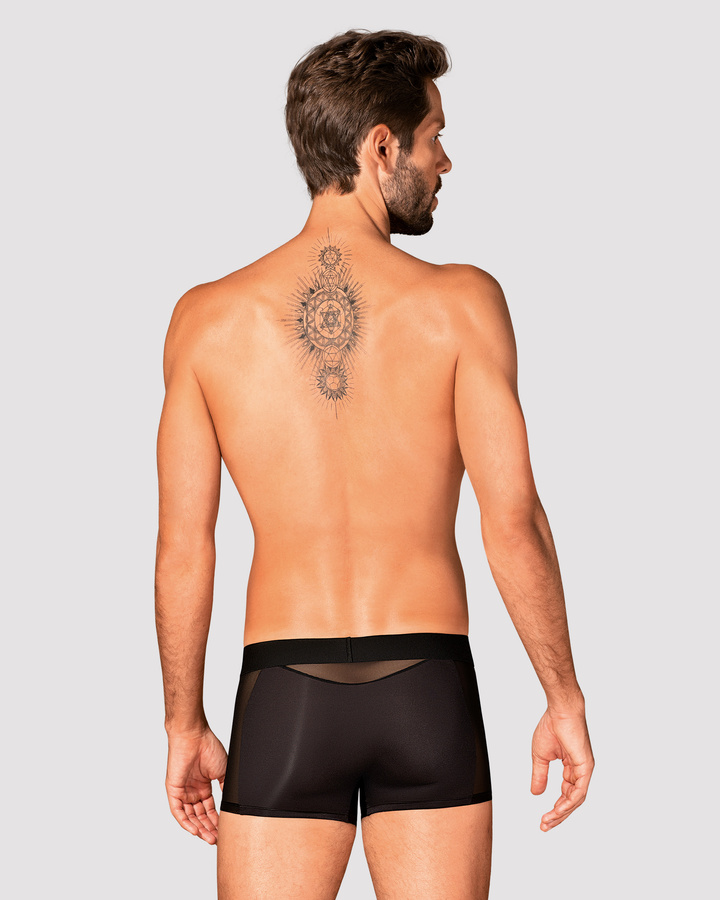 Men's black boxer