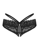 Lacy panties with open crotch