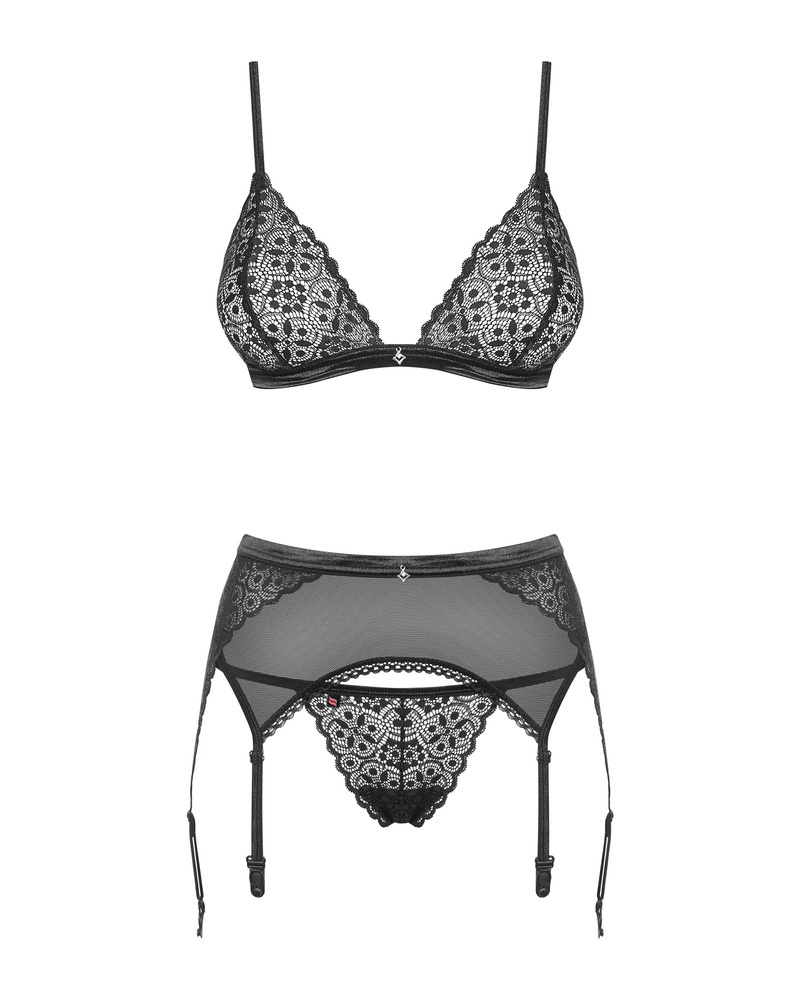 Set nero sensuale