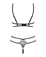 Open set with straps