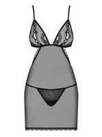 Sexy night chemise with cut-outs