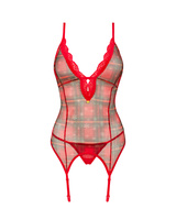 Corset with Christmas motif