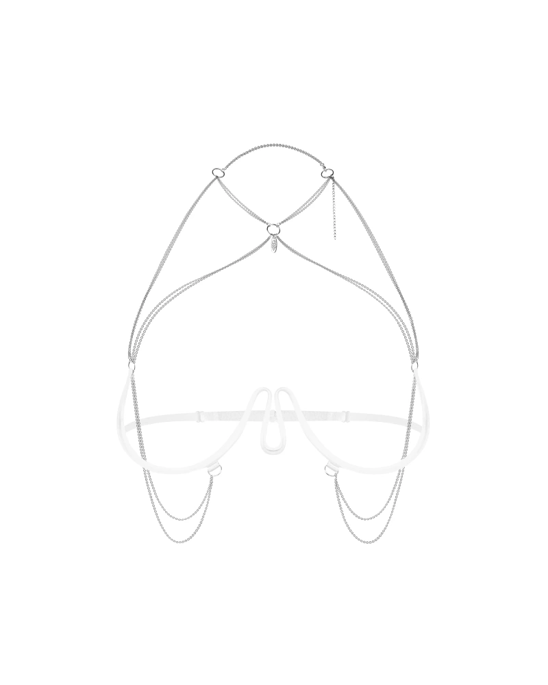 Modern white harness