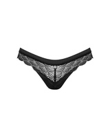 Black panties with lace