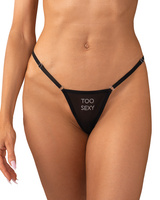 Set of 5 thongs with inscriptions