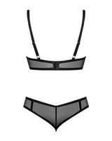 Set trasparente: reggiseno e perizoma