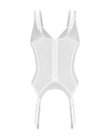 Corsetto bianco con reggicalze