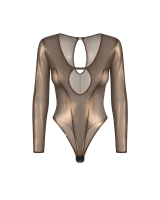 Shimmer long-sleeved teddy