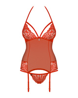 Red corset & thong