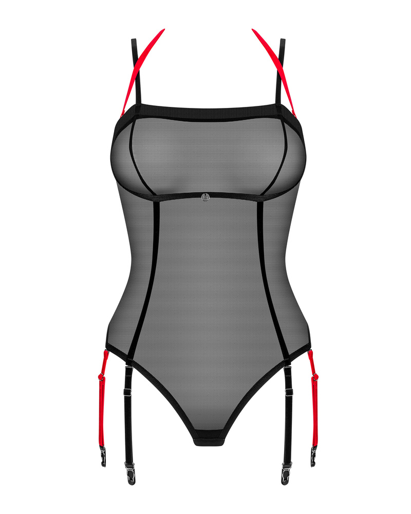 Body con reggicalze staccabili