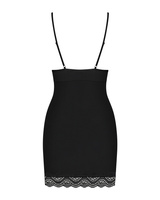 Chemise nero con perizoma