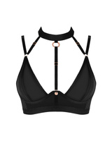 Black bra wit choker