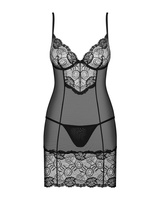 Underwire chemise & thong