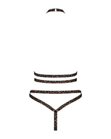 Un set audace in stampa leopardo