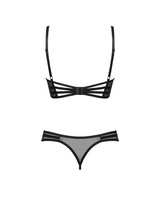 Set: reggiseno senza coppe e perizoma aperto sul cavallo