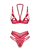 Crotchless, red set