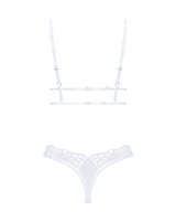 Set bianco: reggiseno e perizoma