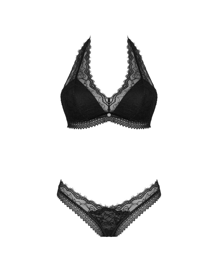 Set nero: reggiseno e perizoma