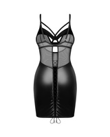 Chemise with lacing at the back