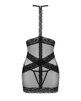 Black chemise with choker