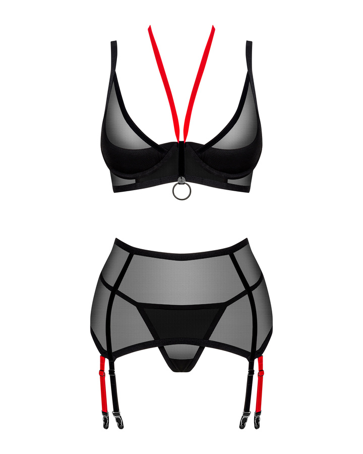 Set with garter belt