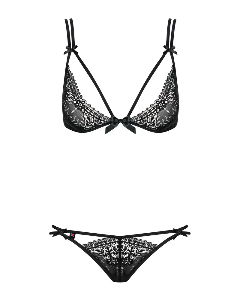 Set di lingerie sexy: reggiseno e perizoma