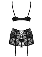 Lace set with garter belt