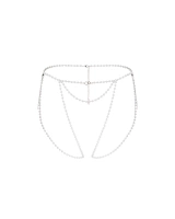 Jewelry crotchless panties