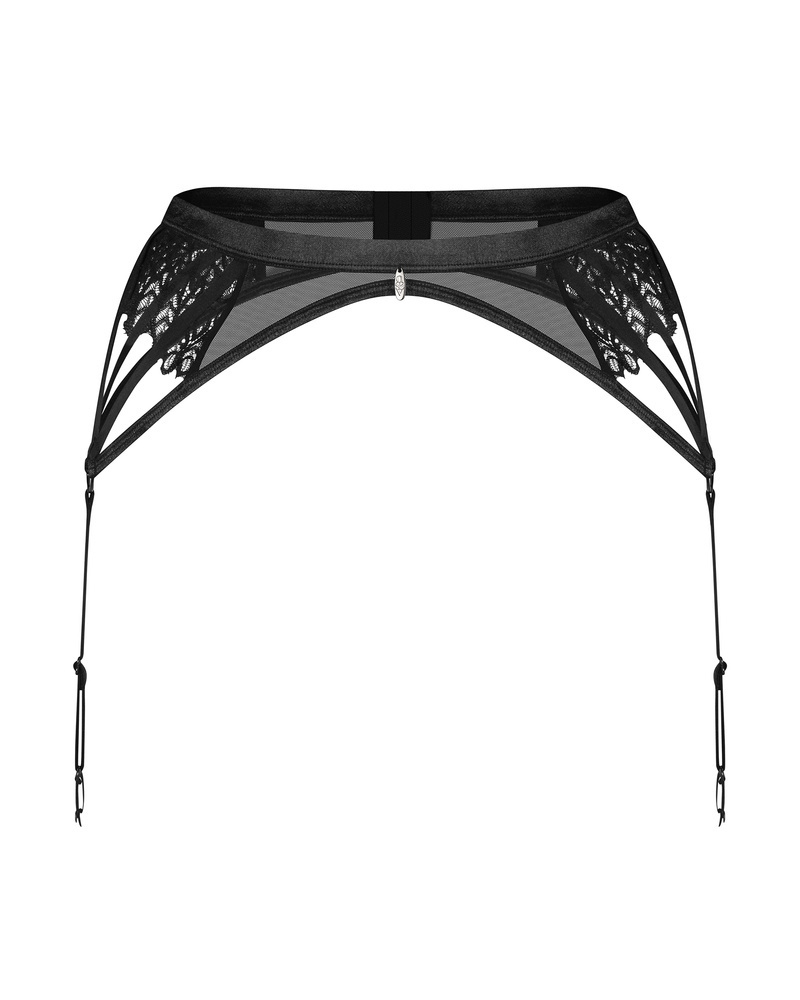 Black garter belt