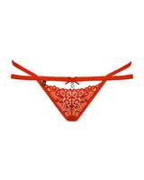 Tanga rosso con cinghie
