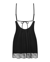 Chemise e perizoma neri