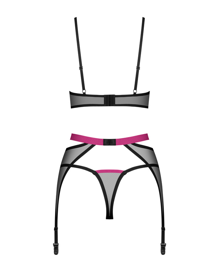 Set with garter belt