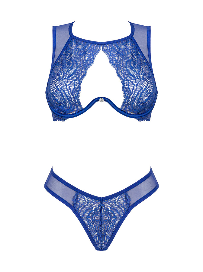 Blue set: bra & panties