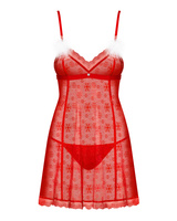 Red, Christmas babydoll