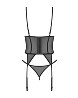 Corset with rose gold detail