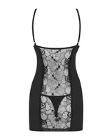 Black chemise & thong