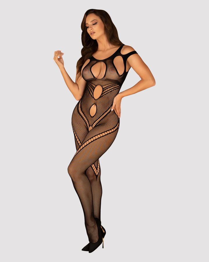 Bodystocking with a bold cut 