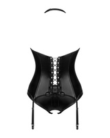 Corset & crotchless panties