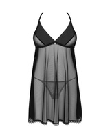 Babydoll trasparente e perizoma