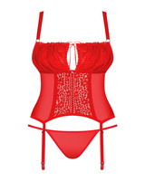 Red corset & thong