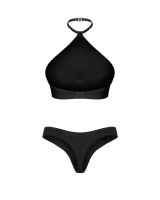 Top & thong with inscription “I AM LIMITED EDITION” 