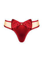 Tempting red thong