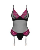 Corsetto nero e perizoma