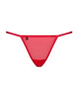 Red thong with bow