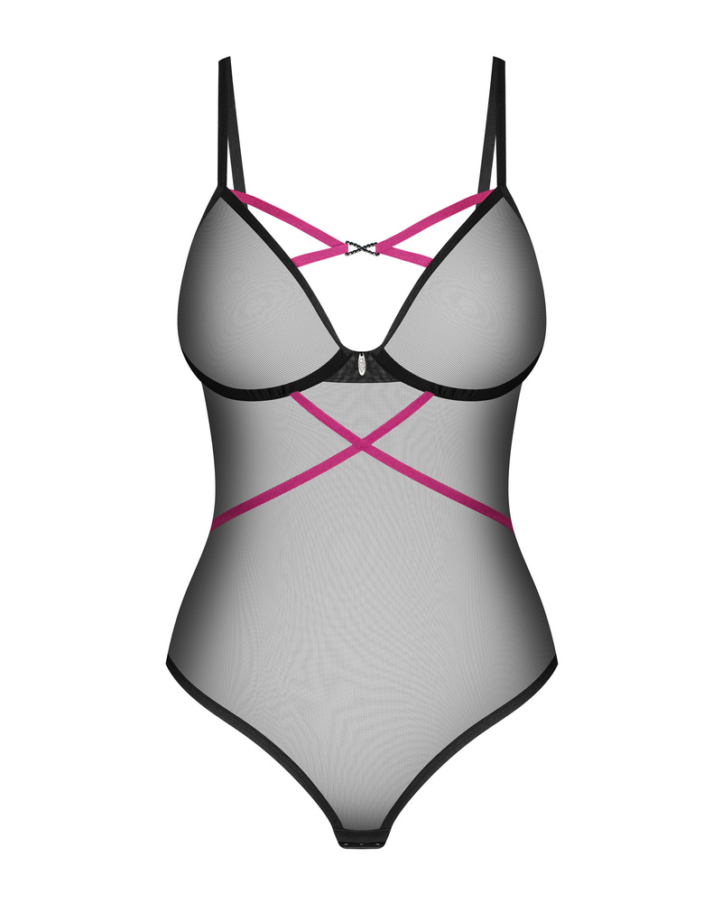 Body trasparente nero