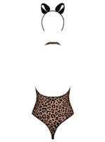 Costume with leopard pattern